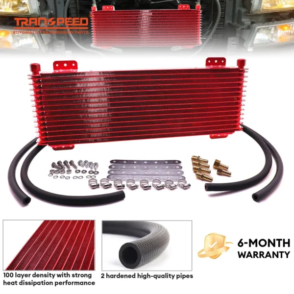 Pro Tru Cool 40K Transmission Oil Cooler 14 Row Radiator LPD47391 GVW Heavy Duty